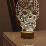 skull lamp