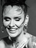 Dangle Hoop Earrings SILVER - Image 2