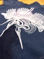 TSURU OVERSIZE WASH  HOOD BLUE - Image 5