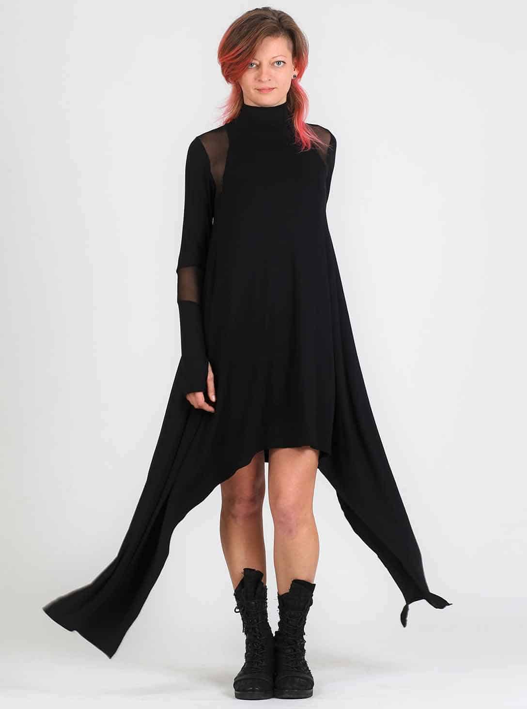 2(160) dragon dress black - Image 1