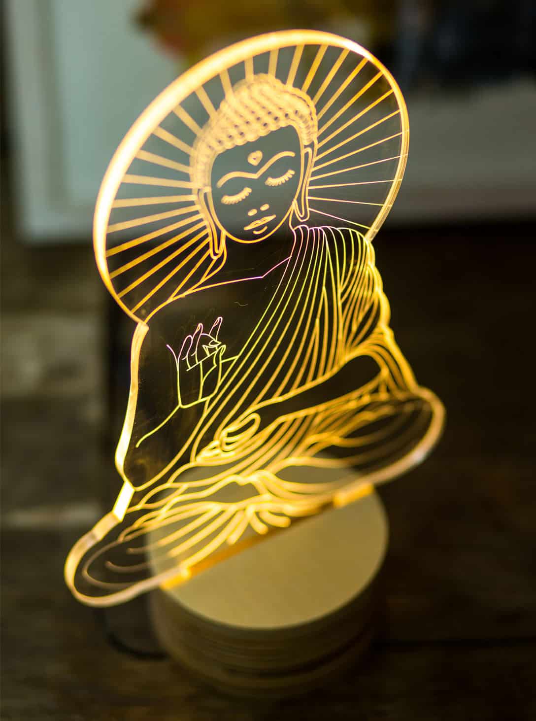 2(260) buddha lamp - Image 1