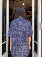 Purple Leo Button Shirt