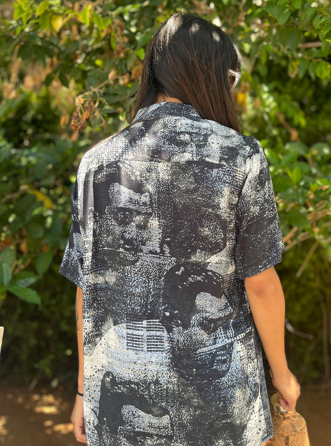 2(314) Sumo Waves Button Shirt Blue - Image 1
