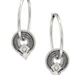 Dangle Hoop Earrings SILVER