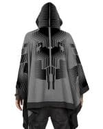 MAVERICK PONCHO ICE GREY - Image 3