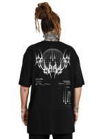 ACID PUNKS MEN'S T-SHIRT BLACK - Image 5