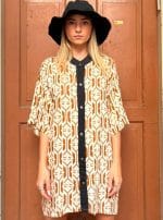 CHINESE B-SHIRT BEIGE-Unisex - Image 2