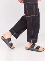 Waraje Vegan FLIP FLOPS BLACK - Image 3