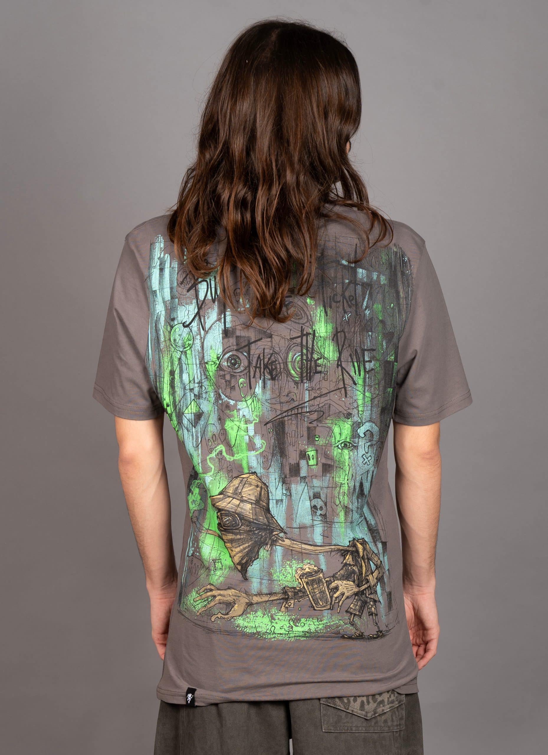 BUY THE TICKET STEEL_0007_Layer 62 Buy the ticket MEN'S T-SHIRT steel - Image 1
