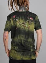 Champignon MEN T LIME TIE DYE
