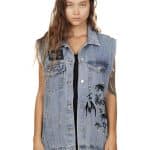CHINI VEST BLUE DENIM