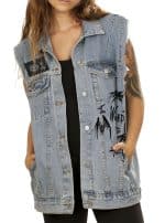 CHINI VEST BLUE DENIM - Image 5