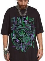 CODEX OVERSIZE T-SHIRT BLACK - Image 2