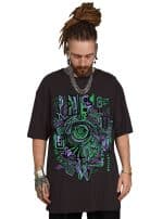 CODEX OVERSIZE T-SHIRT BLACK - Image 4