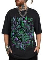 CODEX OVERSIZE T-SHIRT BLACK - Image 5