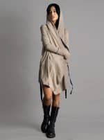 Crime WOMEN HOOD BEIGE