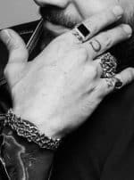 crystal silver ring - Image 4