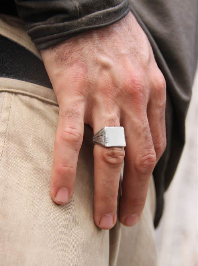 Capture2 Big Carved Memories Ring - Image 1