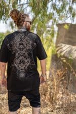 ORNAMENT OVERSIZE T- SHIRT BLACK - Image 6