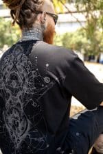 ORNAMENT OVERSIZE T- SHIRT BLACK - Image 3