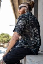 sengoku button shirt black - Image 2