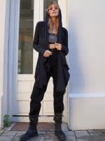 DUMA WOMEN'S CARDIGAN BLACK - Image 4
