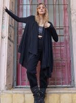 DUMA WOMEN'S CARDIGAN BLACK