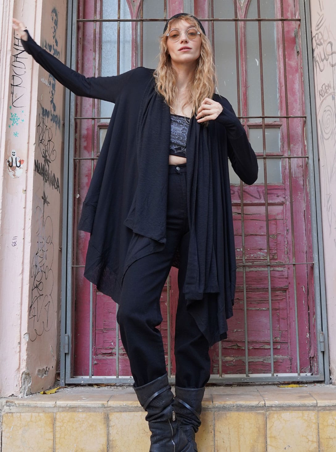 DUME-BLACK-6 DUMA WOMEN'S CARDIGAN BLACK - Image 1