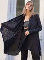 DUMA WOMEN'S CARDIGAN BLACK - Image 9