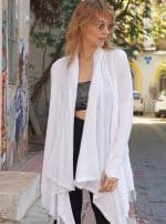 DUMA WOMEN'S CARDIGAN WHITE - Image 6