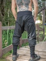Drop Crotch MEN'S Pants BLACK - Image 2