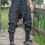 Drop Crotch MEN'S Pants BLACK