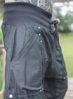 Drop Crotch MEN'S Pants BLACK - Image 3