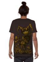 Fiddler MEN'S T-SHIRT DARK BROWN