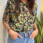 Funtasm Button Shirt Jungle Yellow