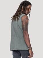 Fastback MAN Sleevles SHIRT WASH OLIVE - Image 2