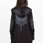 Gata WOMEN HOOD Black