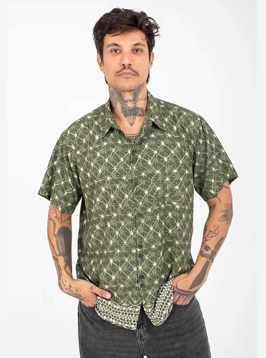 GREEN HYDRON_0001_Layer 76 BLACK MAMBA B-SHIRT GREEN HYDRON - Image 1