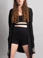 HOSHI WOMEN MIDI KIMONO BLACK - Image 4