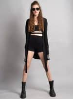 HOSHI WOMEN MIDI KIMONO BLACK - Image 7