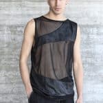 Horizon MEN'S SEETHROUGH TANK BLACK