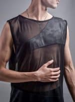 Horizon MEN'S SEETHROUGH TANK BLACK - Image 4
