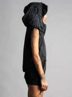 ICHI WOMEN VEST BLACK - Image 3