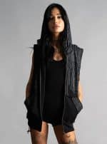ICHI WOMEN VEST BLACK - Image 5