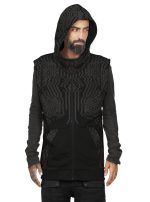 ICHI MEN'S VEST BLACK - Image 4