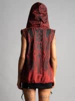 ICHI WOMEN VEST RED