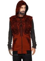 ICHI MEN VEST RED - Image 5