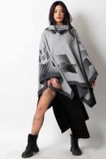 MAVERICK PONCHO ICE GREY - Image 2
