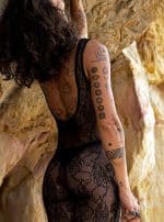 ISIS WOMEN'S LACE JUMPSUIT - Image 3