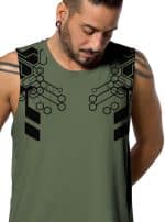 KAITAN OLIVE-MEN'S TANK TOP - Image 4